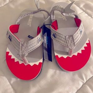 Toddler shark sandals